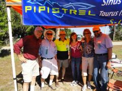 The Happy Pipistrel Crew before the Tornado