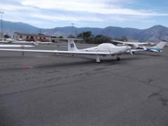 N175XS Tied Down at Minden 2012 Flyin