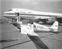 Mira Slovak RF4D parked by B-747